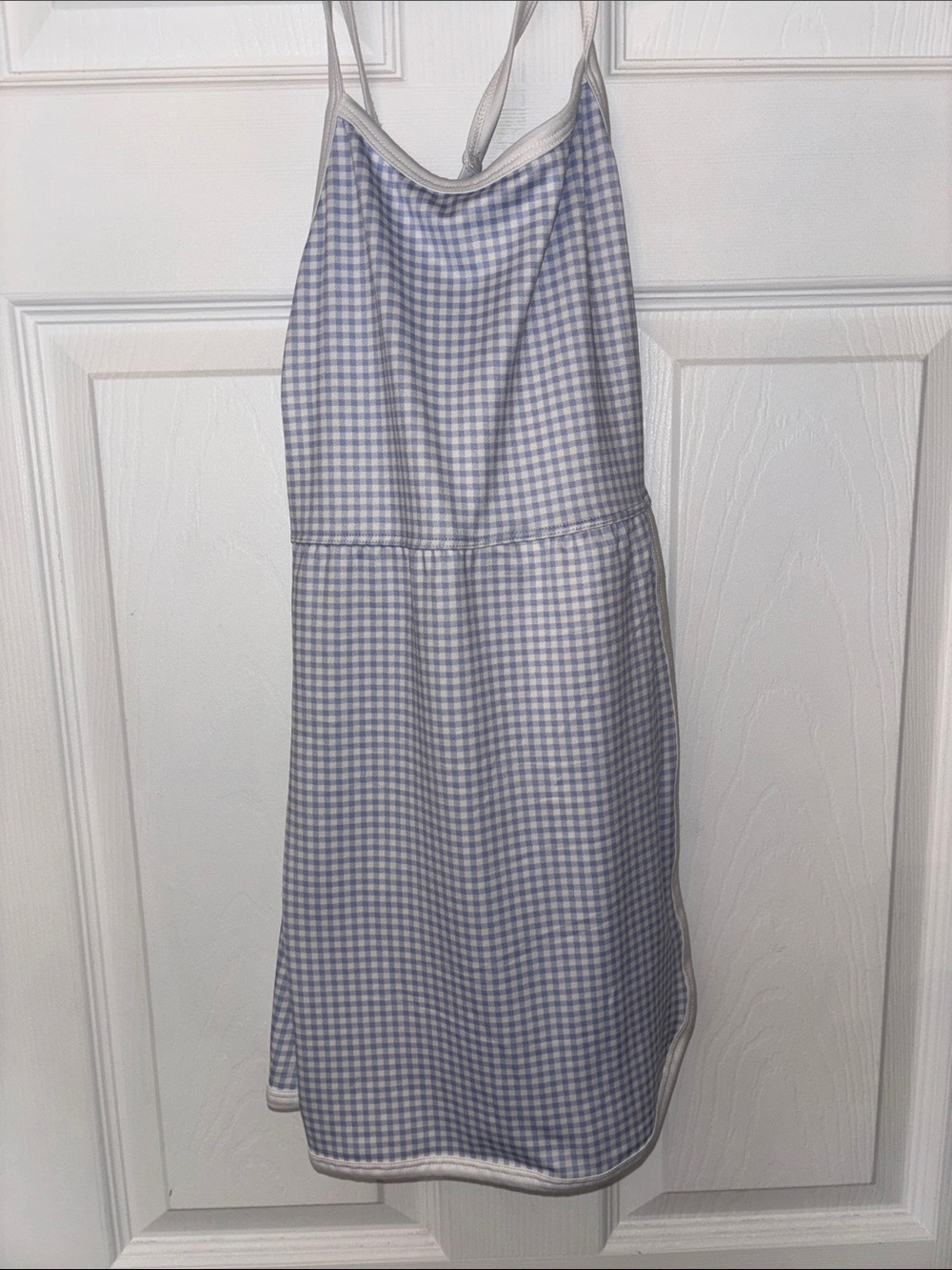 Girls All-In Motion Gingham active dress size Medium